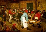 Peasant wedding fg BRUEGEL, Pieter the Elder